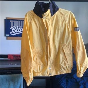 Vintage Yellow Nautica Windbreaker